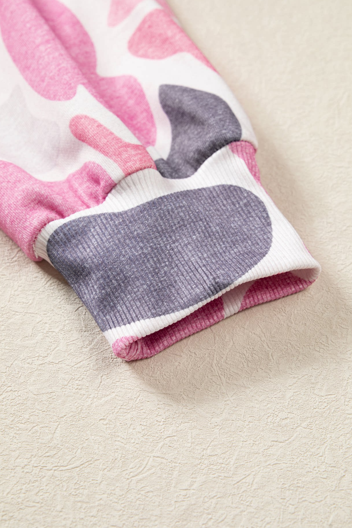 Women's Fall Multi Print Crew Neck Long Sleeve Sweatshirt