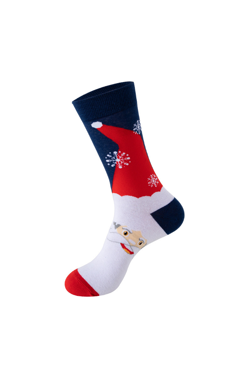 Unisex Fall Winter Festive Cartoon Christmas Crew Socks