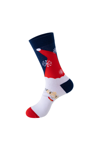 Unisex Fall Winter Festive Cartoon Christmas Crew Socks