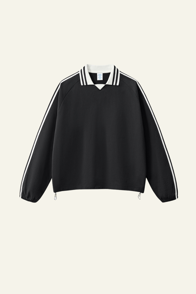Men's Streetwear Cotton Striped Color-Block Sweatshirts