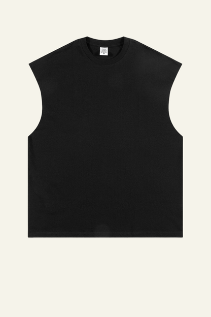 Men's Streetwear Heavyweight Cotton Sleeveless Top
