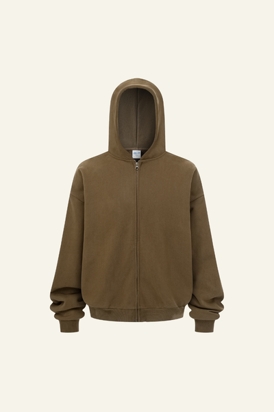 Women's Streetwear Full Zipper Hooded Jacket