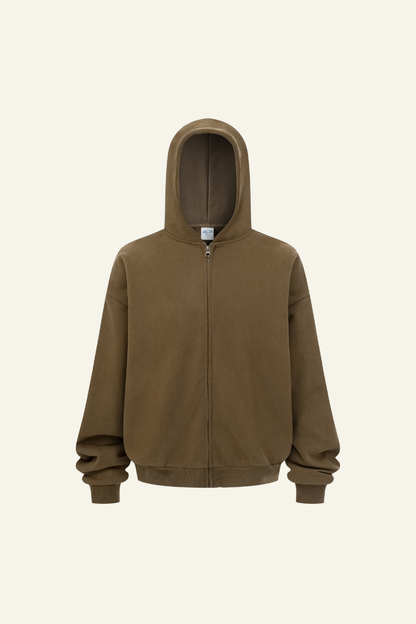 Women's Streetwear Full Zipper Hooded Jacket