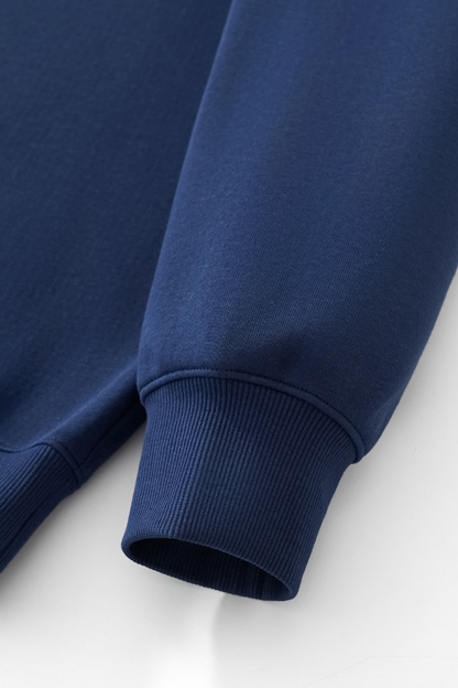 Men Fall Cotton Blend Raglan Cropped Pullover Sweatshirt