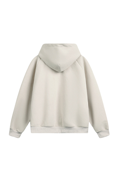 Women Winter Fleece Lined Half Zip High Collar Hoodie