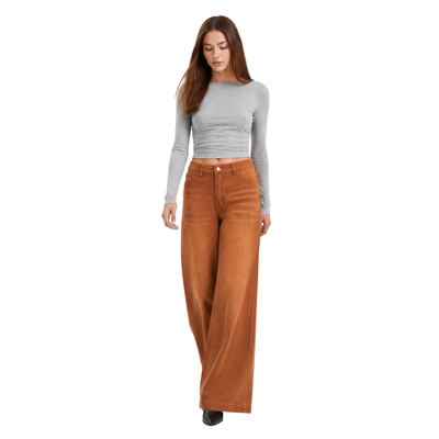 Women's High Waist Wide Leg Flare Jeans