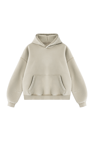 Unisex Fall Clothing Vintage Faded Curved Sleeve Hoodie