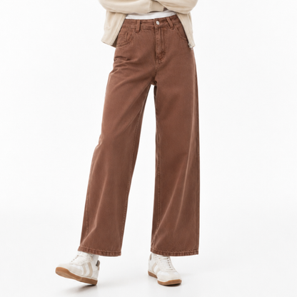 Women's & Unisex High Waist Wide Leg Jeans