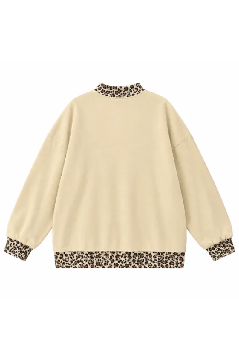 Women Fall Clothing Grace Applique Oversized Sweatshirt
