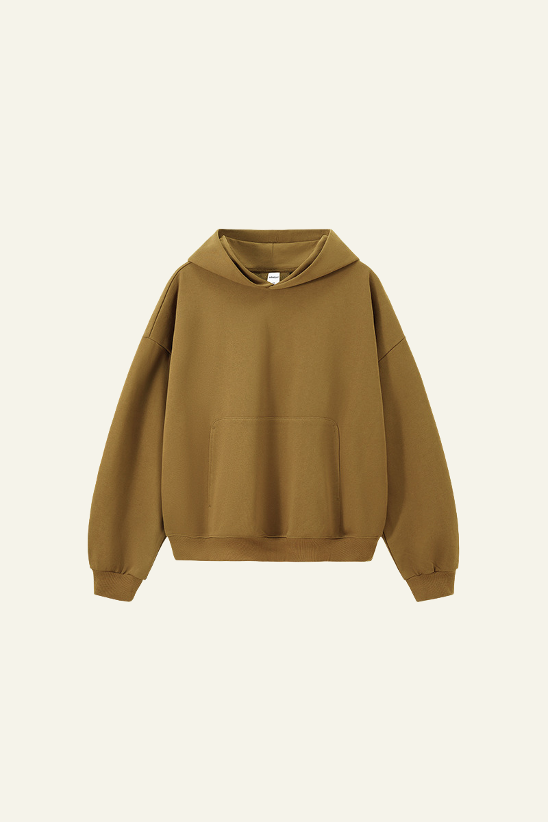 Men's Streetwear Short Loose-fitting Drop Shoulders Hoodie