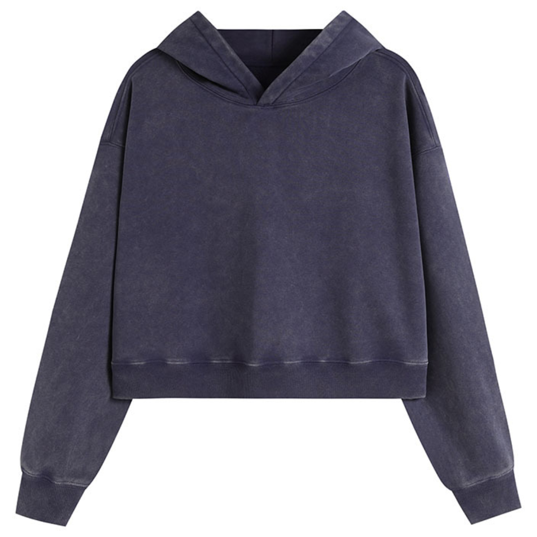 Women's Fall Dazzling-Wash Cropped Pullover Hoodie