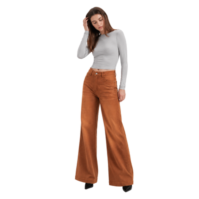 Women's High Waist Wide Leg Flare Jeans