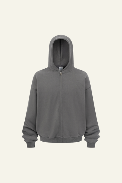 Men's Streetwear Full Zipper Hooded Jacket