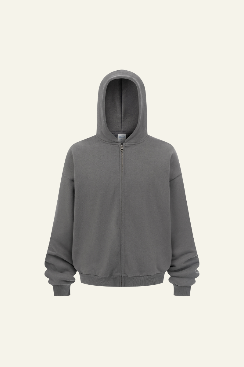Women's Streetwear Full Zipper Hooded Jacket
