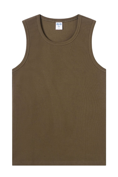 Women's Summer 430g Heavy Ribbed Solid Sleeveless Tank
