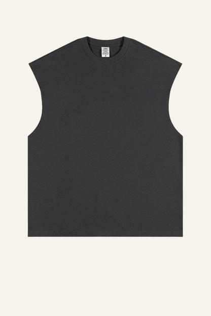 Men's Streetwear Heavyweight Cotton Sleeveless Top