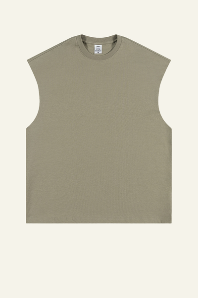 Men's Streetwear Heavyweight Cotton Sleeveless Top