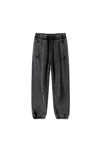 Men Fall Clothing Wax Washed Relaxed Jogger Pants