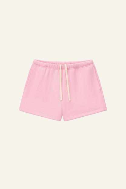 Women's Athletic Solid Dopamine  Shorts