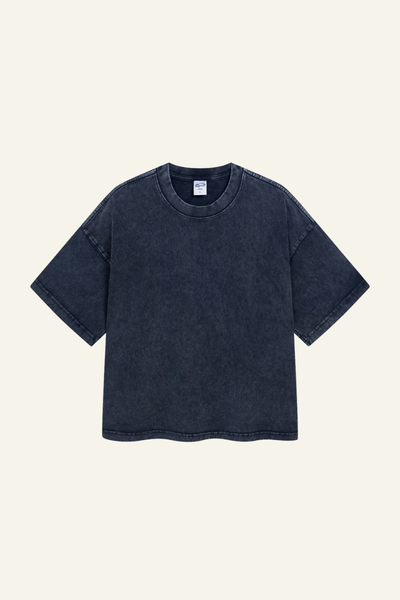 Men's Cotton Streetwear Washed Distressed T-shirt