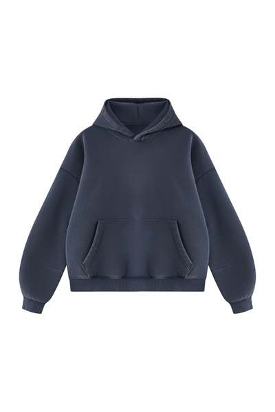 Unisex Fall Clothing Vintage Faded Curved Sleeve Hoodie