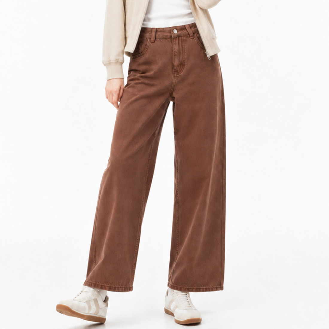 Women's & Unisex High Waist Wide Leg Jeans