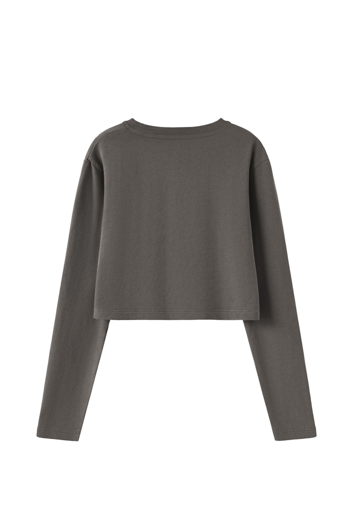 Women's Washed Raw Cut Patchwork Boxy Crewneck Sweatshirt