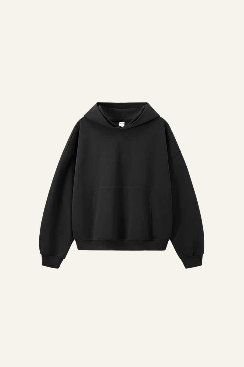 Men's Streetwear Short Loose-fitting Drop Shoulders Hoodie