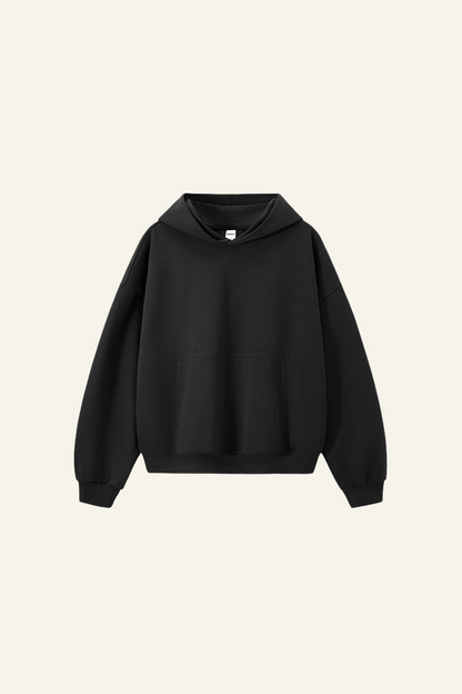 Men's Streetwear Short Loose-fitting Drop Shoulders Hoodie