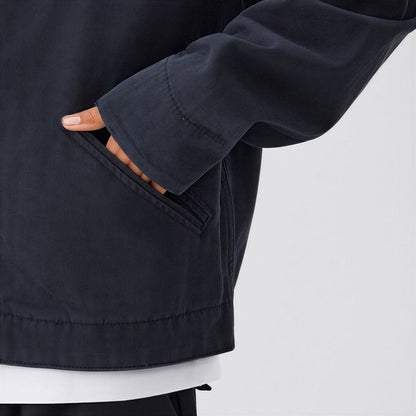 Men's Contrast Corduroy Collar Denim Corduroy Collar Jacket
