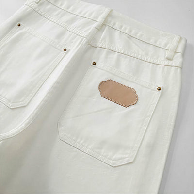 Men's Spring Off-White Carpenter Straight Leg Jeans
