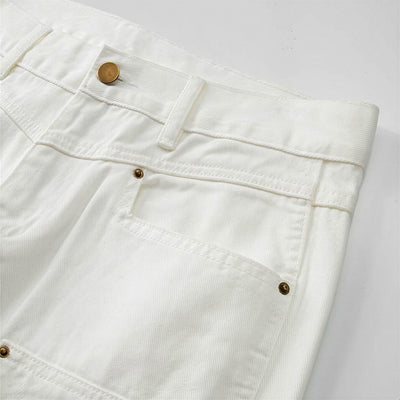Men's Spring Off-White Carpenter Straight Leg Jeans