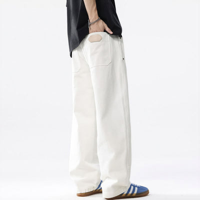 Men's Spring Off-White Carpenter Straight Leg Jeans