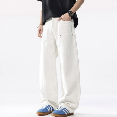Men's Spring Off-White Carpenter Straight Leg Jeans