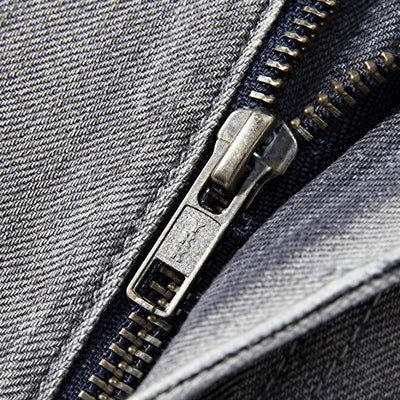 Men's Summer Gray Washed Straight Denim Shorts