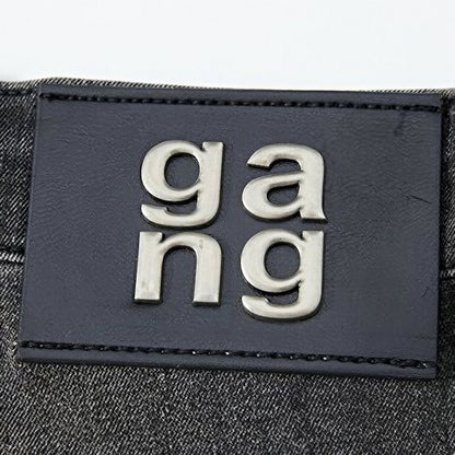 Men's Summer Gradient Grey Washed Straight Denim Shorts