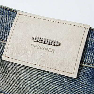 Men's Spring Vintage Gradient Washed Straight Leg Jeans