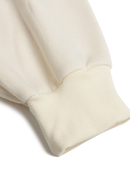 Women Spring Raw Hem Exposed Seam Cropped Sweatshirt