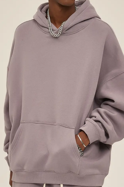 Men's 350G Heavyweight Large Pocket Hoodie Sweatshirts