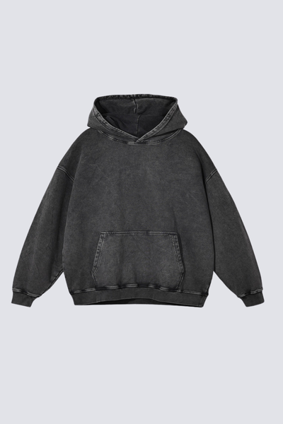 Women's 420g Heavy Cotton Washed Distressed Hoodie