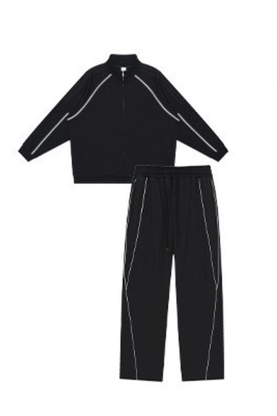 Men's Fall 365g Reflective Stripe Relaxed Straight Sweatsuit