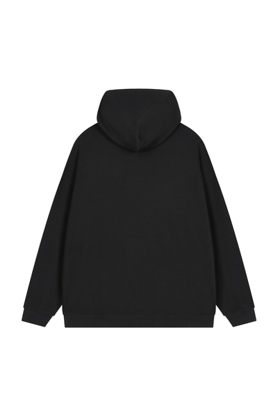 Unisex Fall Clothing Waffle-Texture Pullover Hoodie