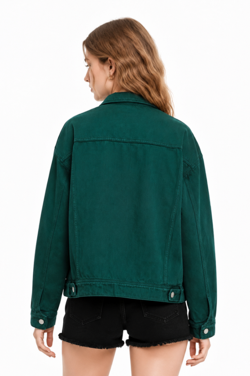 Women's & Unisex Oversized Washed Denim Jacket