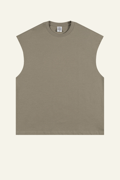 Men's Streetwear Heavyweight Cotton Sleeveless Top