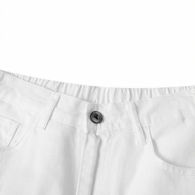 Men's Spring Splash Ink Graffiti Baggy Wide Leg Denim Jeans