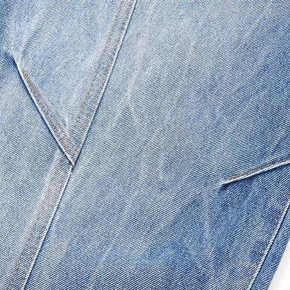 Men's Spring Vintage Washed Wide Leg Denim Jeans