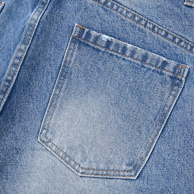 Men's Spring Vintage Washed Wide Leg Denim Jeans