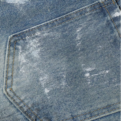Men's Spring Graffiti Barrel Baggy Wide Leg Denim Jeans