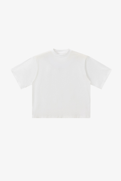 Men's Retro Cotton Drop-Shoulder Solid T-shirt