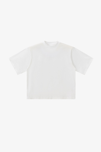 Men's Retro Cotton Drop-Shoulder Solid T-shirt